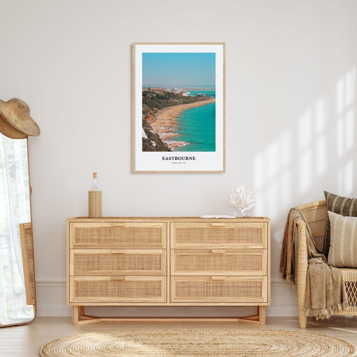 Eastbourne Print Eastbourne Photo Poster Eastbourne Travel Wall Art Eastbourne Map Print Eastbourne Photography Print England Uk - Image 2