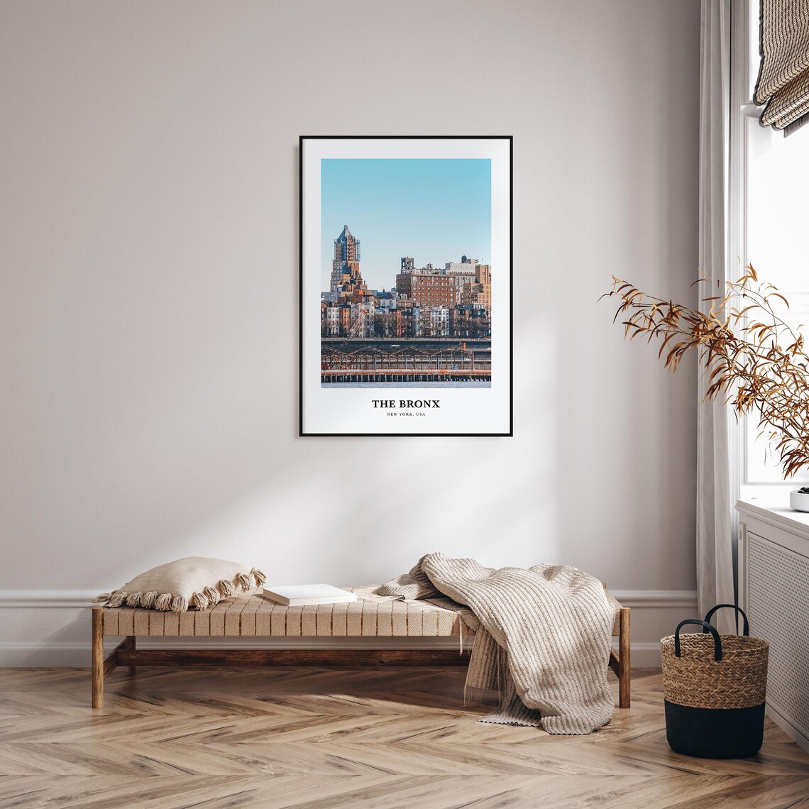 The Bronx Print No 1 The Bronx Photo Poster The Bronx Travel Wall Art The Bronx Map Print The Bronx Photography Print New York Usa - Image 3