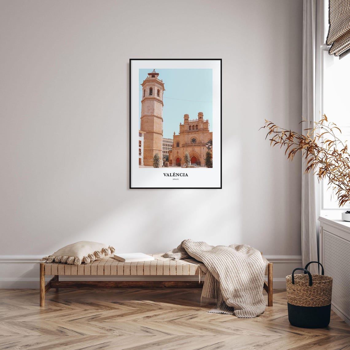 Valencia Cathedral Bell Tower Miguelete Old Town Spain Poster - Image 3