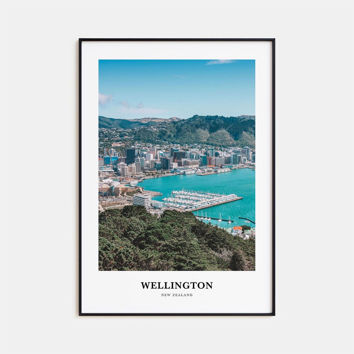 Wellington Print Wellington Photo Poster Wellington Travel Wall Art Wellington Map Print Wellington Photography Print New Zealand