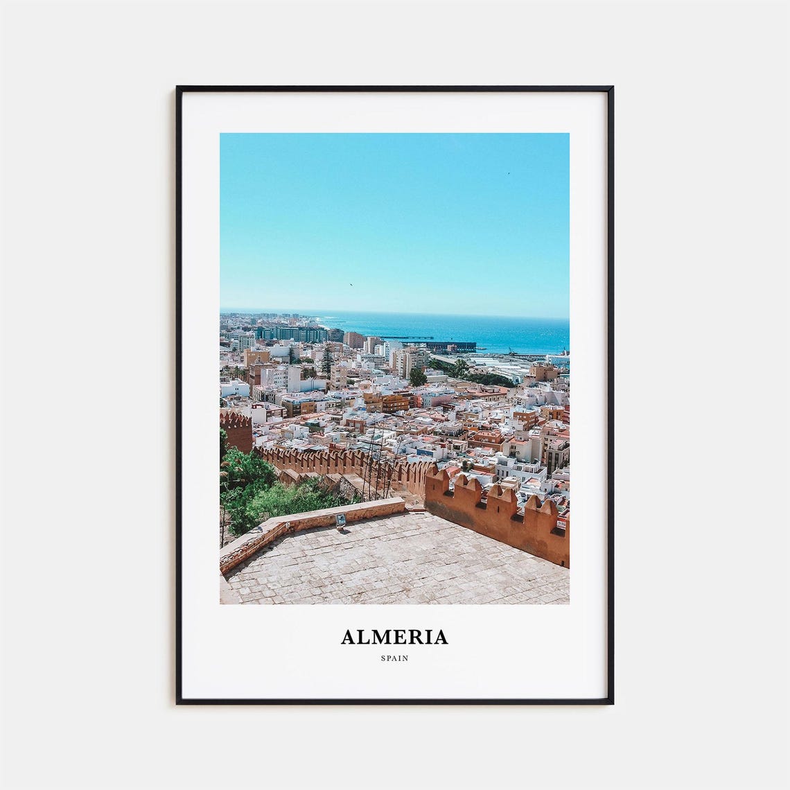 Almeria Print Almeria Photo Poster Almeria Travel Wall Art Almeria Map Print Almeria Photography Print Almeria Wall Dcor Spain