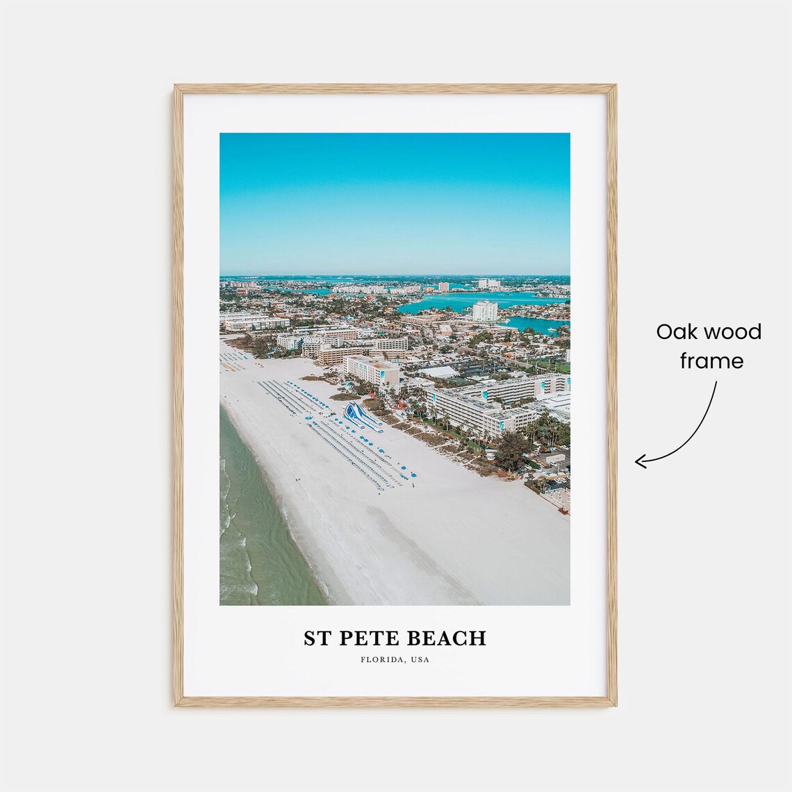 St Pete Beach Travel Poster, Florida USA - Image 3