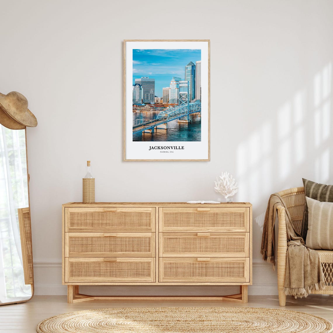 Jacksonville Print Jacksonville Photo Poster Jacksonville Travel Wall Art Jacksonville Map Print Jacksonville Photography Florida Usa - Image 2