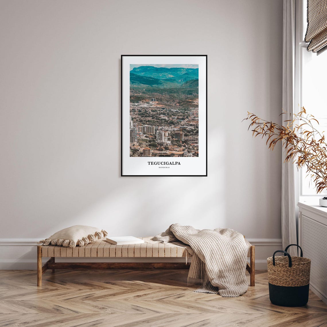 Tegucigalpa Print Tegucigalpa Photo Poster Tegucigalpa Travel Wall Art Tegucigalpa Map Print Tegucigalpa Photography Print Honduras - Image 4