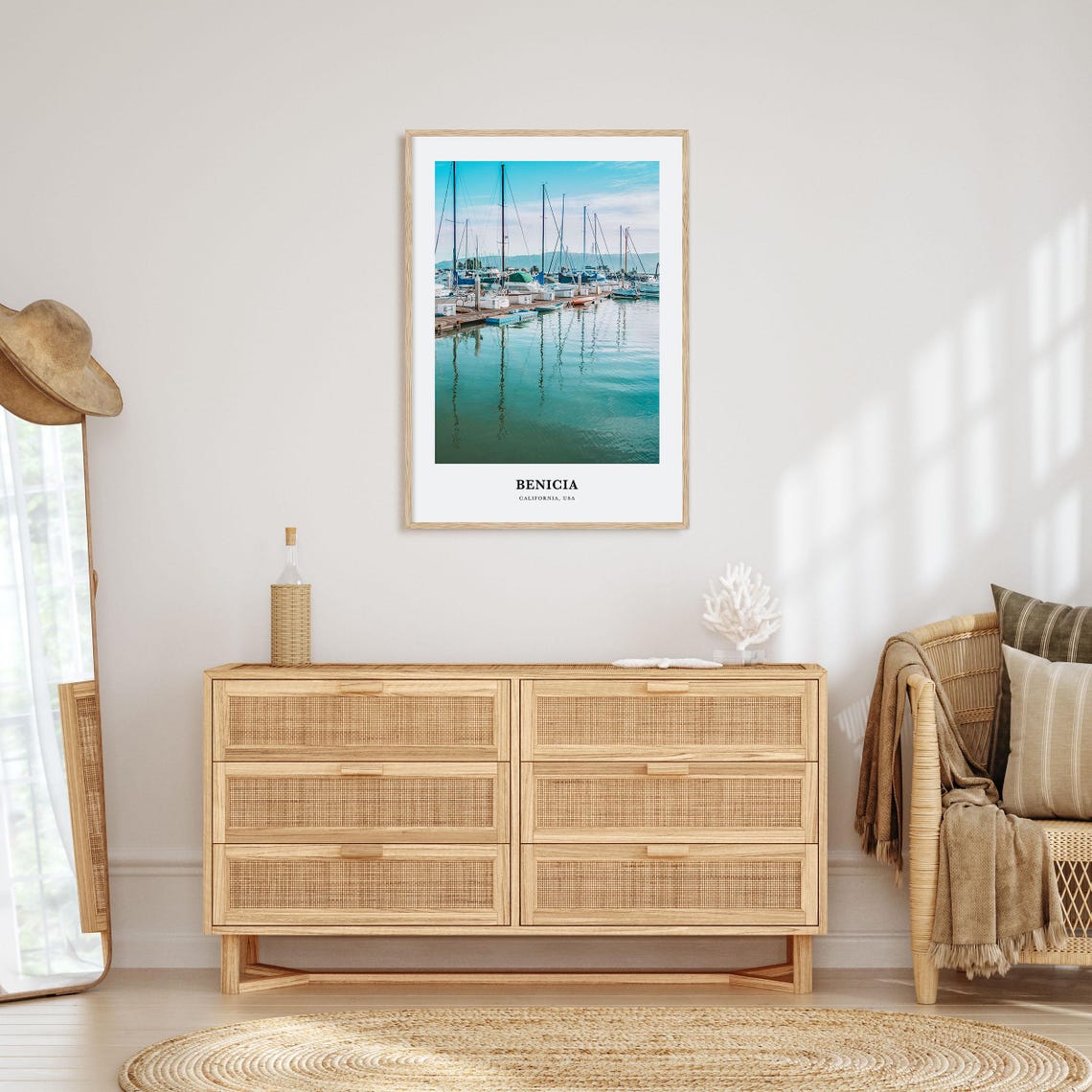 Benicia Print Benicia Photo Poster Benicia Travel Wall Art Benicia Map Print Benicia Photography Print Benicia Wall California Usa - Image 2