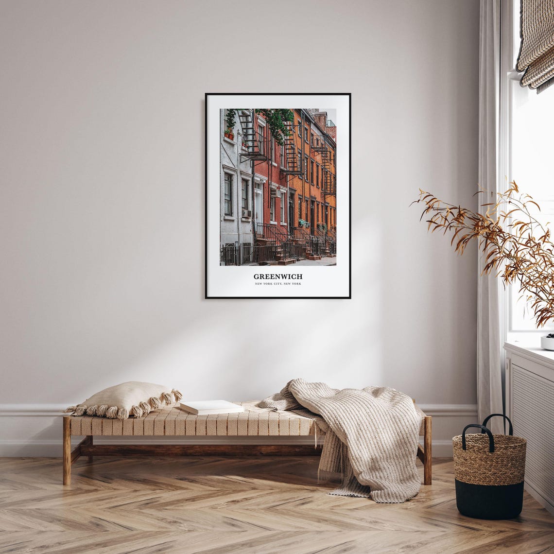 Greenwich Print New York Greenwich Photo Poster Greenwich Travel Wall Art Greenwich Map Print Greenwich Photography New York City - Image 3