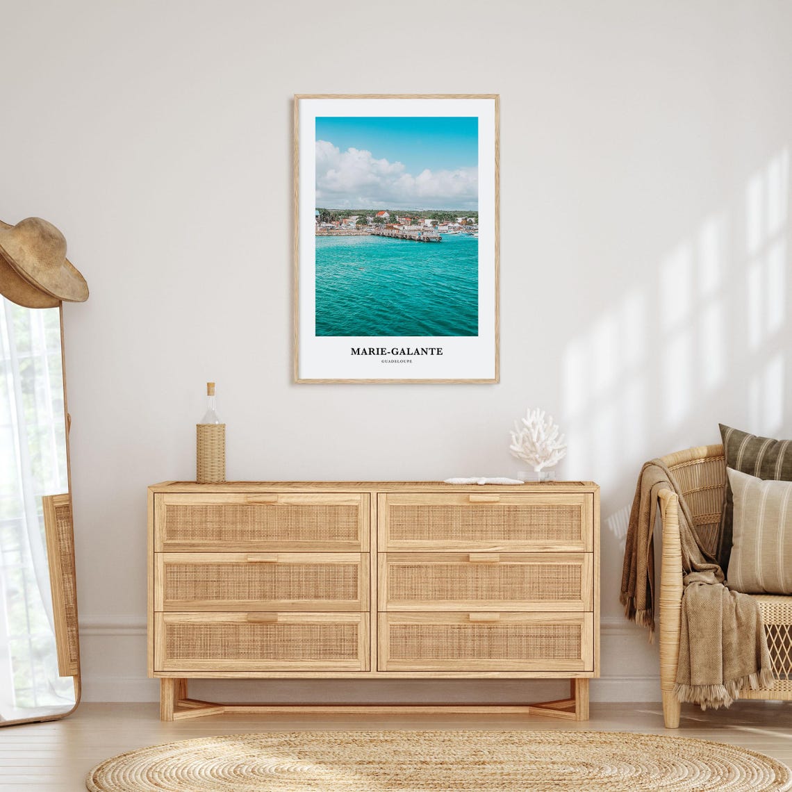Marie Galante Print Marie Galante Photo Poster Marie Galante Travel Wall Art Marie Galante Map Print Marie Galante Print Guadeloupe - Image 2