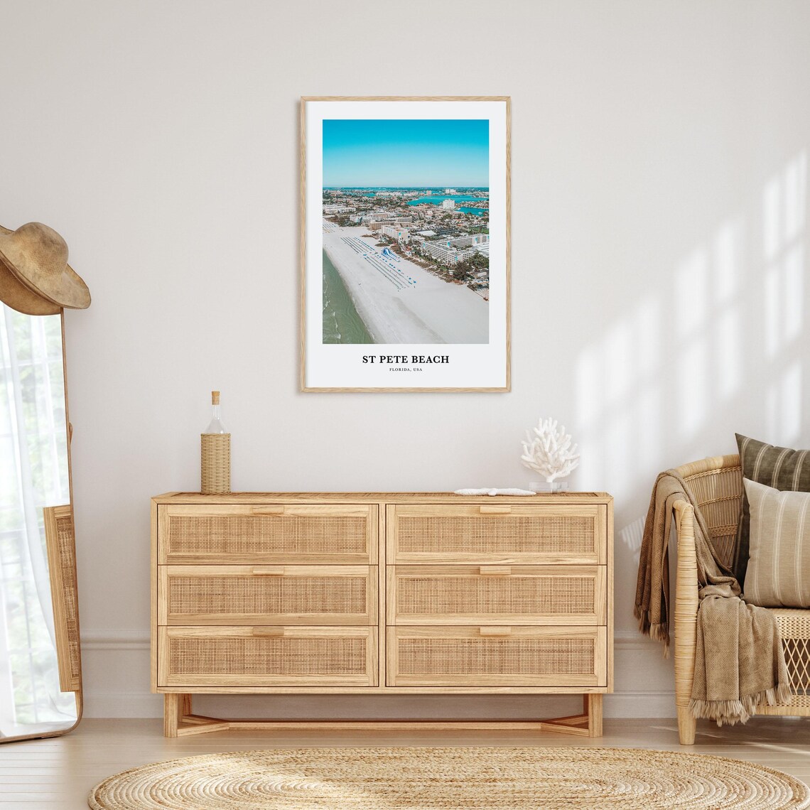St Pete Beach Travel Poster, Florida USA - Image 2