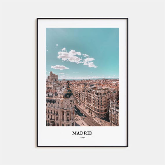 Madrid Photo Travel Poster