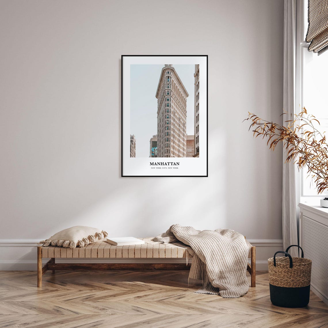 Manhattan New York City Flatiron Building Architecture Poster - Image 3