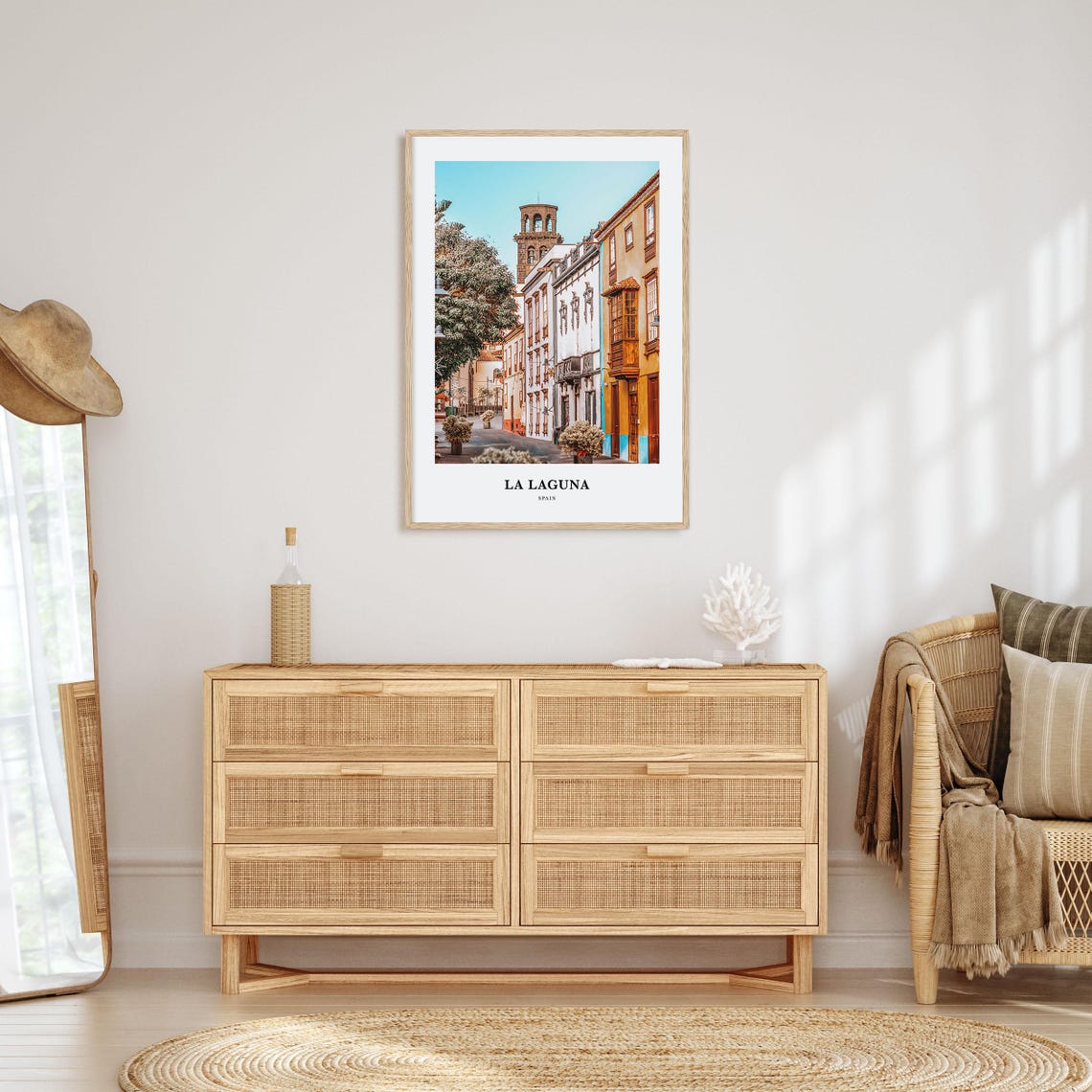 La Laguna Print La Laguna Photo Poster La Laguna Travel Wall Art La Laguna Map Print La Laguna Photography La Laguna Wall Dcor Spain - Image 2