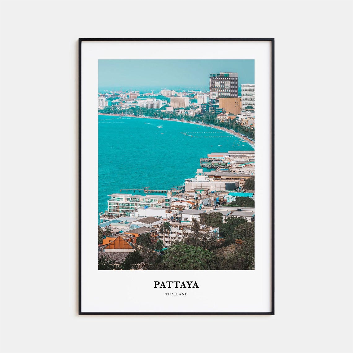 Pattaya Print Pattaya Photo Poster Pattaya Travel Wall Art Pattaya Map Print Pattaya Photography Print Pattaya Wall Dcor Thailand
