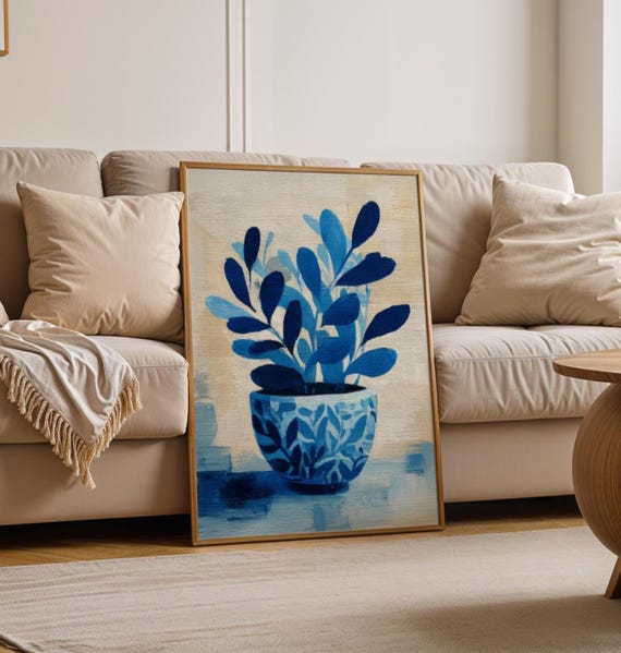 Wall Art Framed Matisse Print Poster Botanical Abstract Office Decor Living Room Leaf Canvas