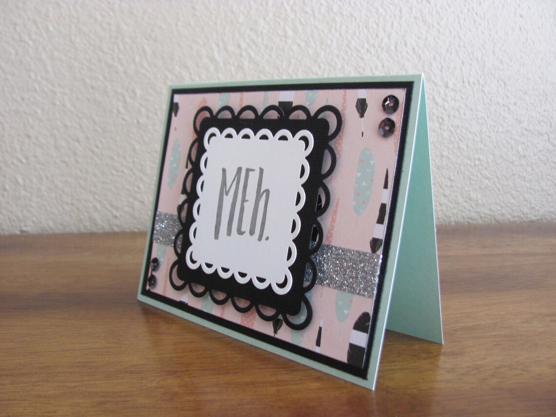 Mint Meh All Occasion Greeting Card - Image 2