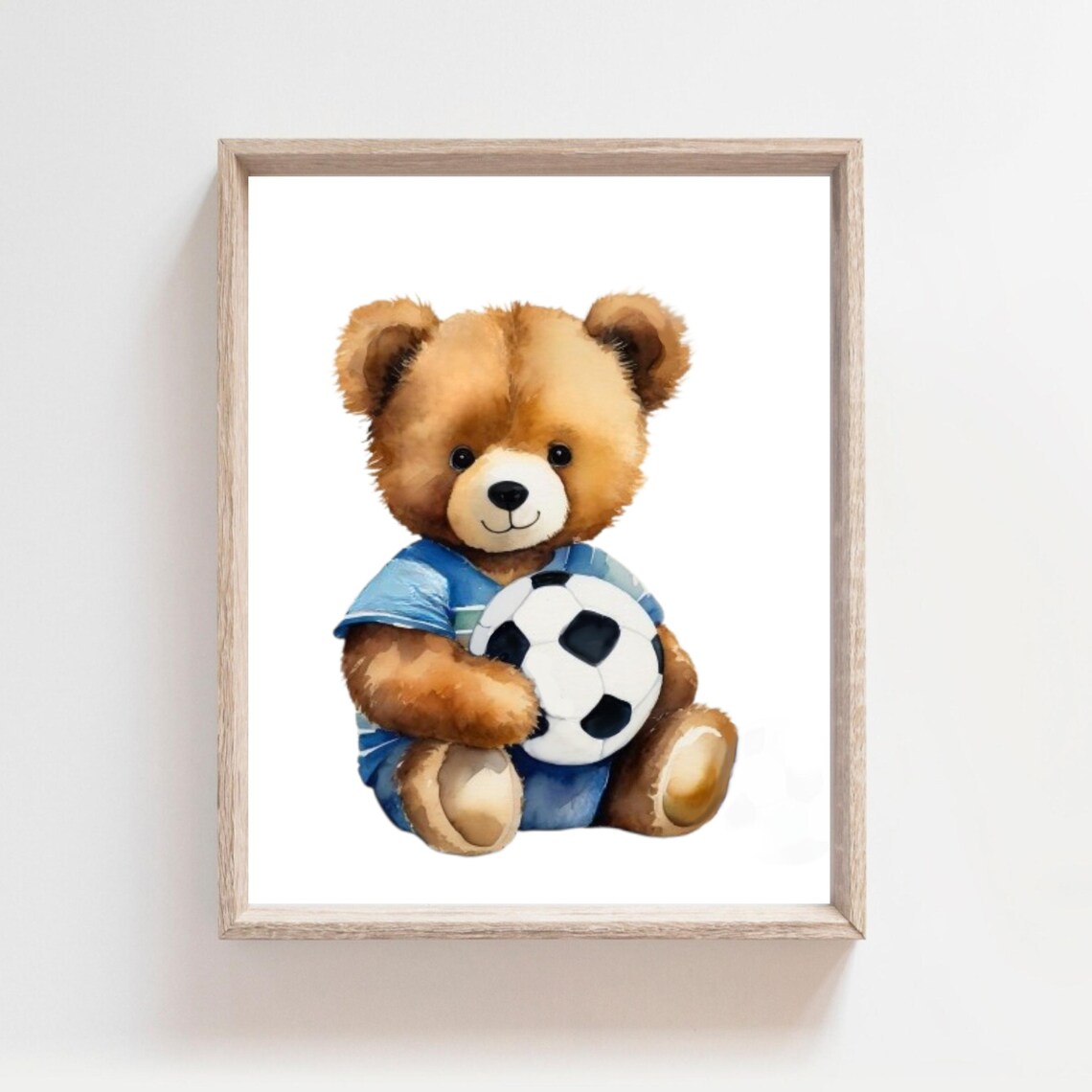 Soccer Kids Room Decor, Sport Nursery Art Print