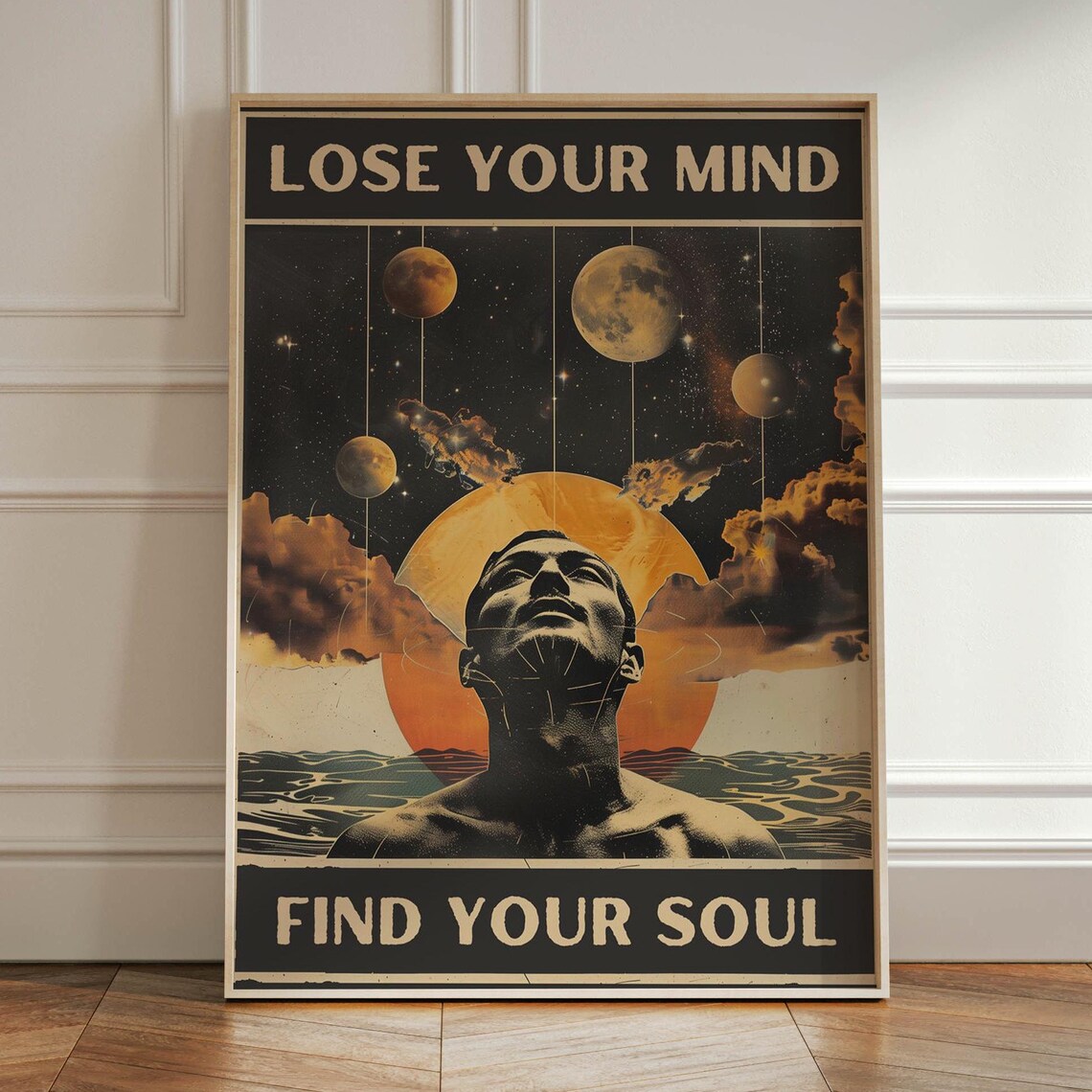 Lose Your Mind Find Soul Vintage Music Poster Print