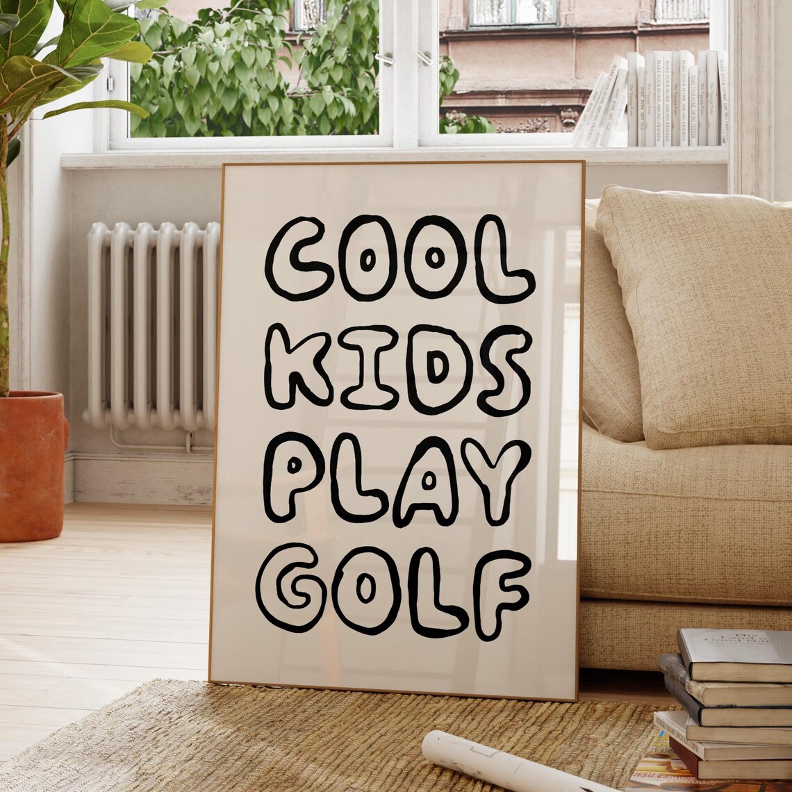 Golf Nursery Wall Art Quote Print Kids Room Decor Boy Sports