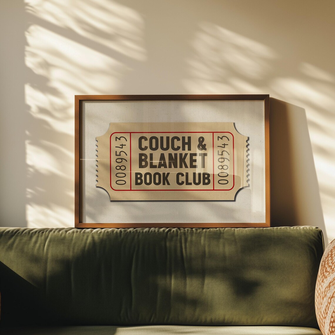 Reading Nook Book Club Vintage Art Print - Image 4