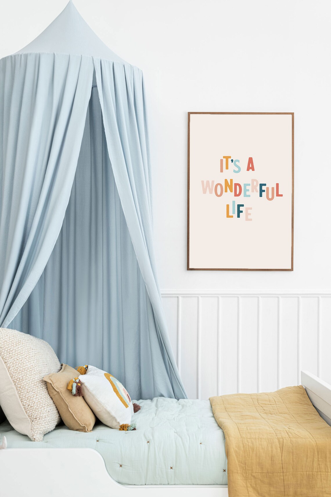 It's A Wonderful Life Colorful Kids Nursery Room Decor Poster Gift - Image 6