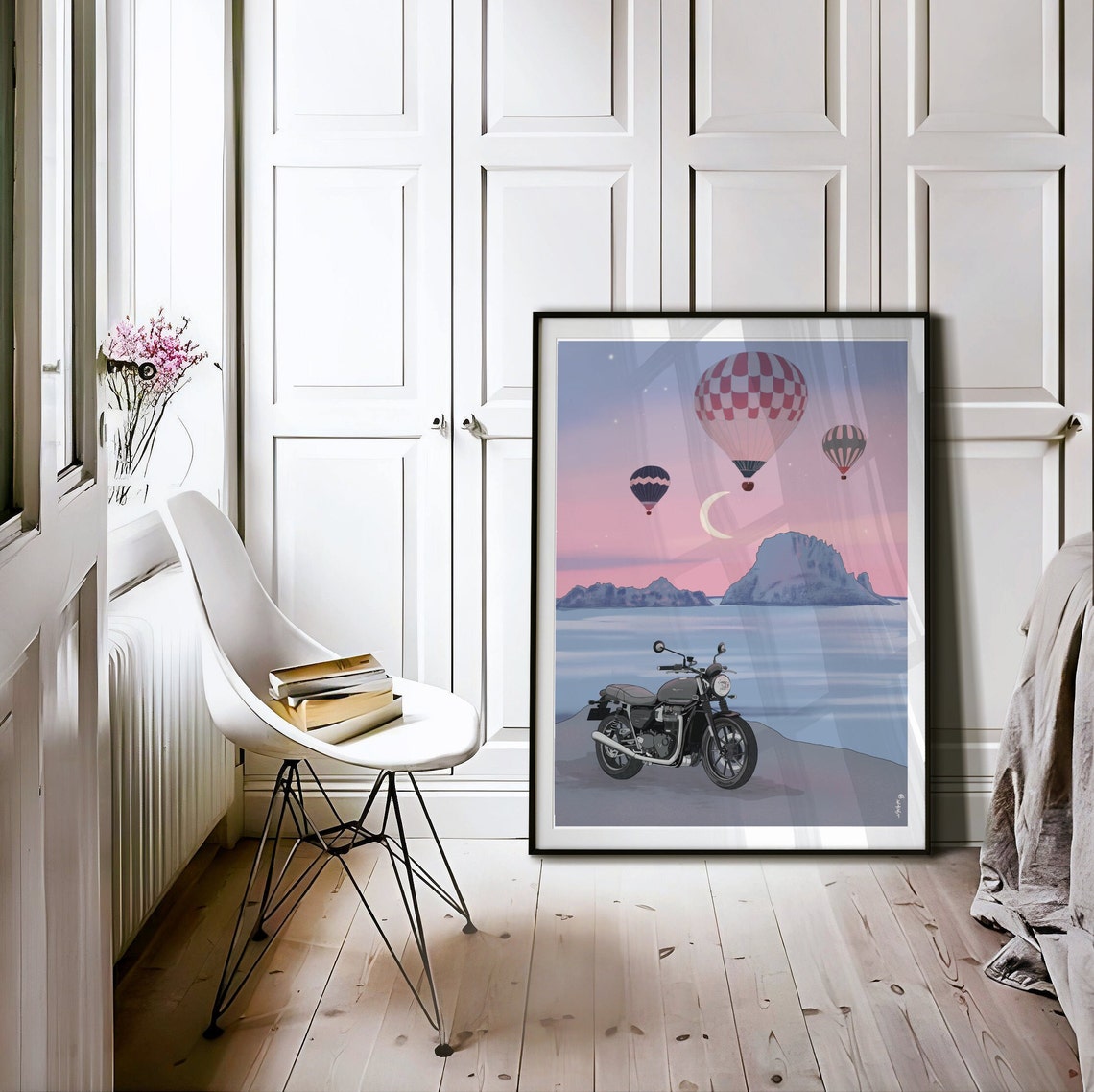Ibiza Print Spain Travel Illustration Ibiza Spain Print Ibiza Illustration Es Vedra Poster Ibiza Travel Print Spain Art Print - Image 3