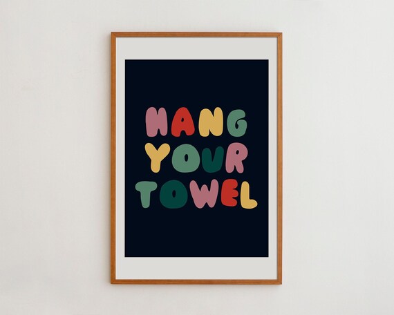 Kids Bathroom Hygiene Rules, Nursery Wall Art Print