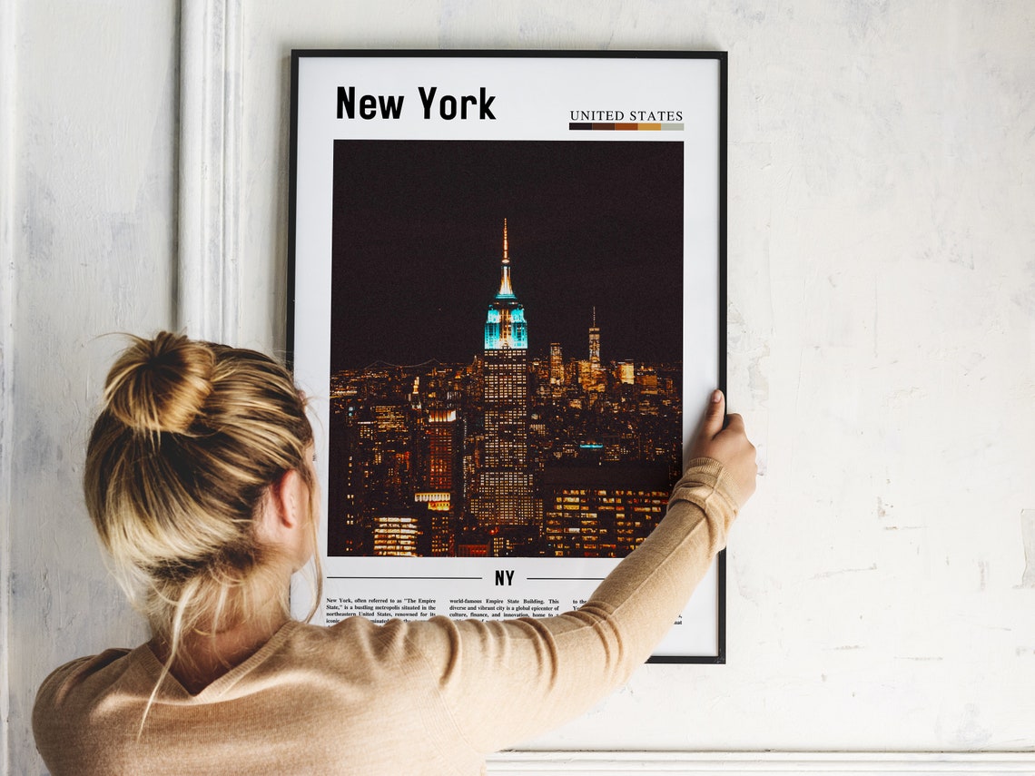 New York Poster New York Print New York Wall Art Ny Photo Ny Poster Ny Print New York Photo Travel Poster - Image 2