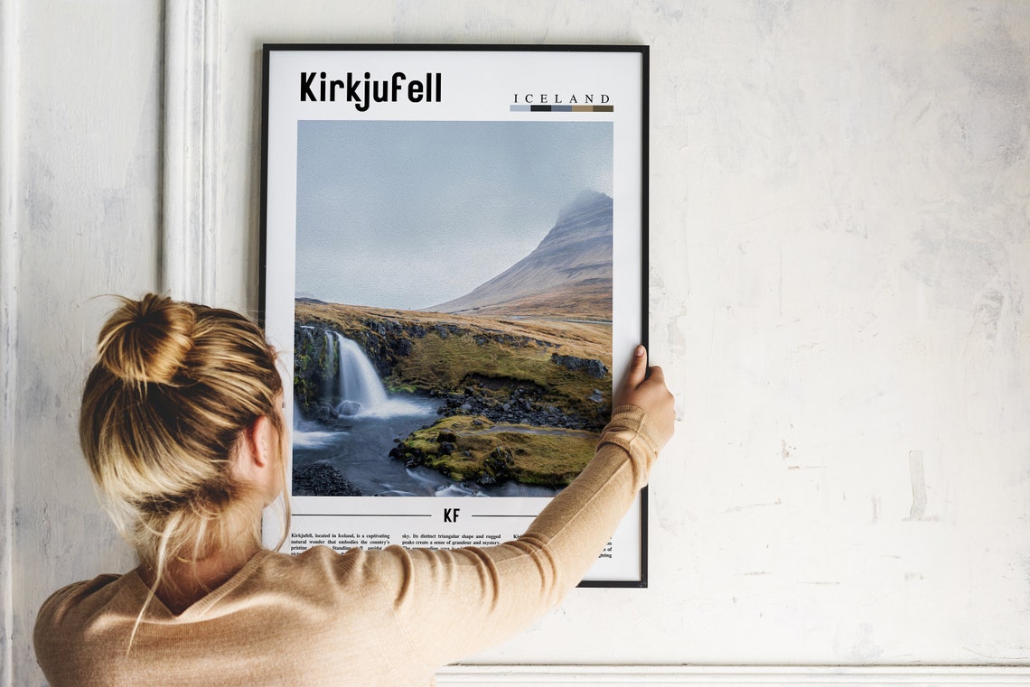 Kirkjufell Poster Kirkjufell Print Kirkjufell Wall Art Europe Photo Europe Poster Europe Print Travel Poster - Image 2