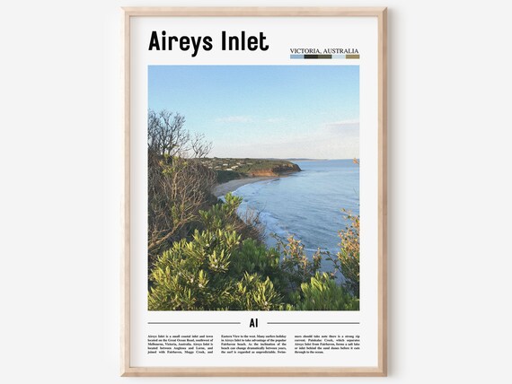 Aireys Inlet Australia Great Ocean Road Coast Cliff View Photo Poster
