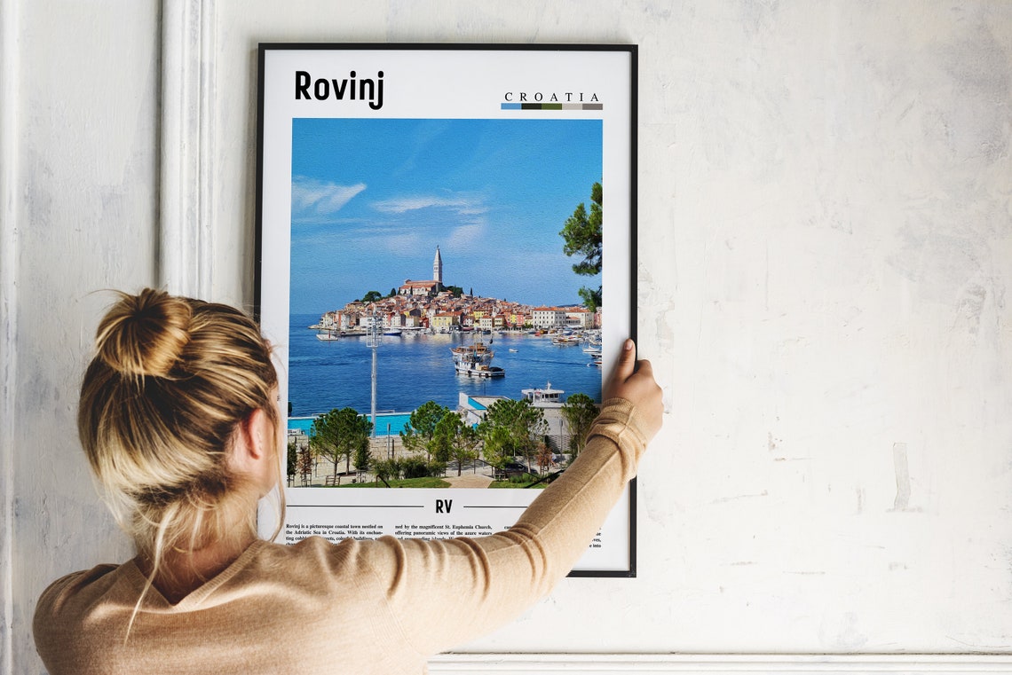 Rovinj Poster Rovinj Print Rovinj Wall Art Europe Photo Europe Poster Europe Print Travel Poster - Image 2