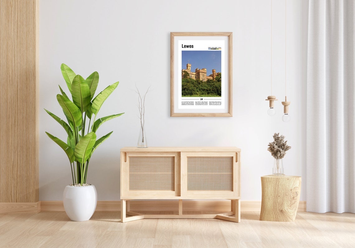 Lewes Print Lewes Poster Lewes Wall Art Oil Painting Poster Colorful City Print City Artwork Travel Artwork Travel Wall Art City Print - Image 3