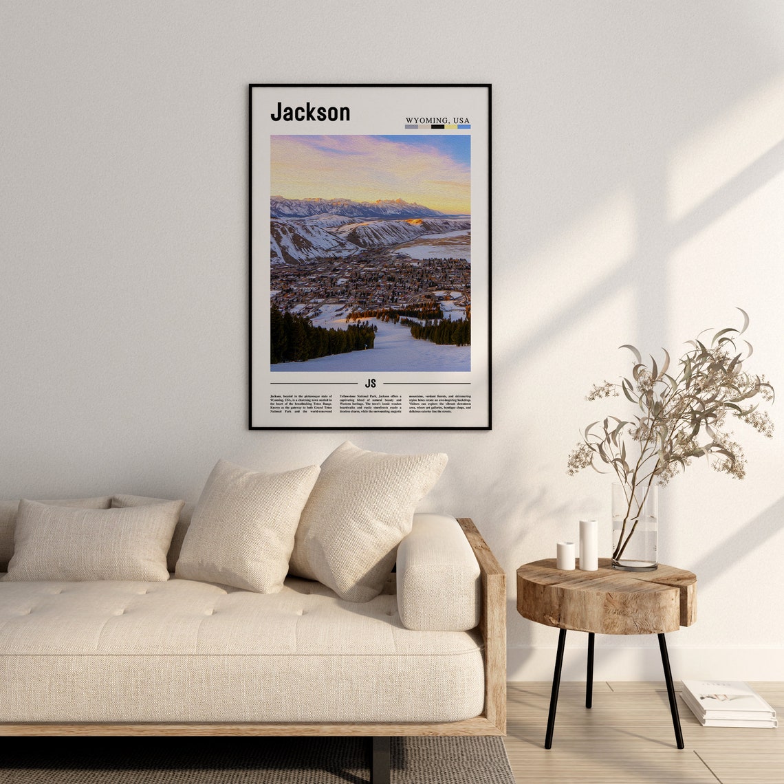 Jackson Poster Jackson Print Jackson Wall Art United States Photo United States Poster United States Print Travel Poster - Image 3