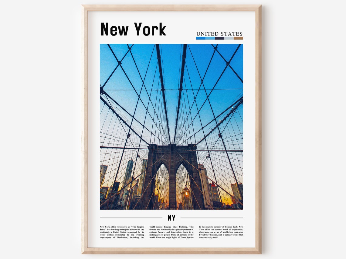 New York Poster New York Print New York Wall Art Ny Photo Ny Poster Ny Print New York Photo Travel Poster