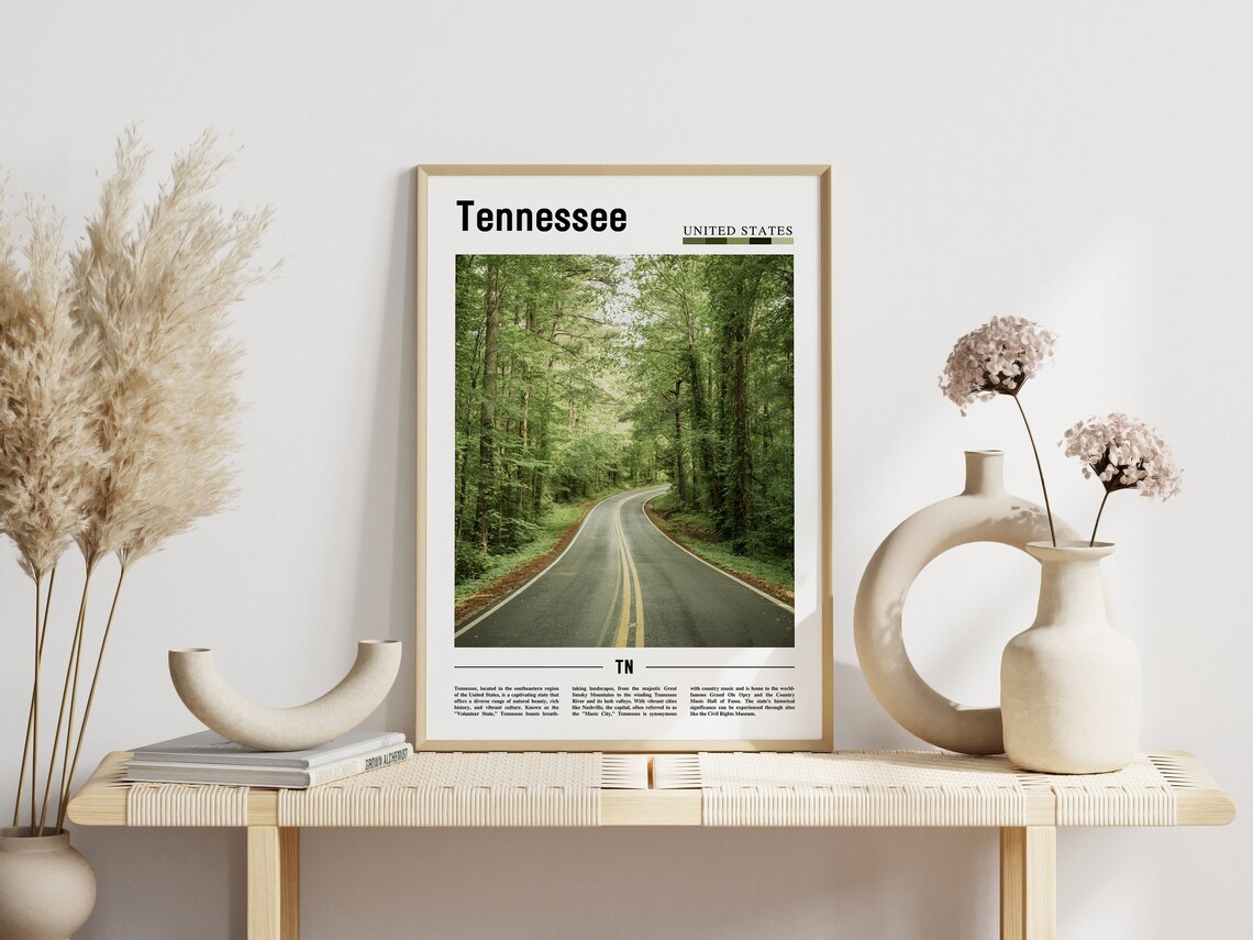 Tennessee Travel Poster, United States Wall Art - Image 3