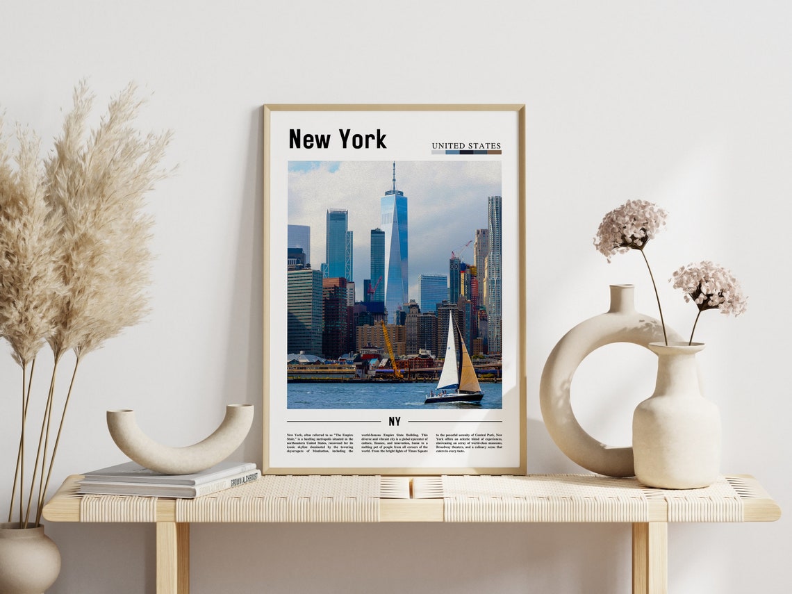 New York Poster New York Print New York Wall Art Ny Photo Ny Poster Ny Print New York Photo Travel Poster - Image 3