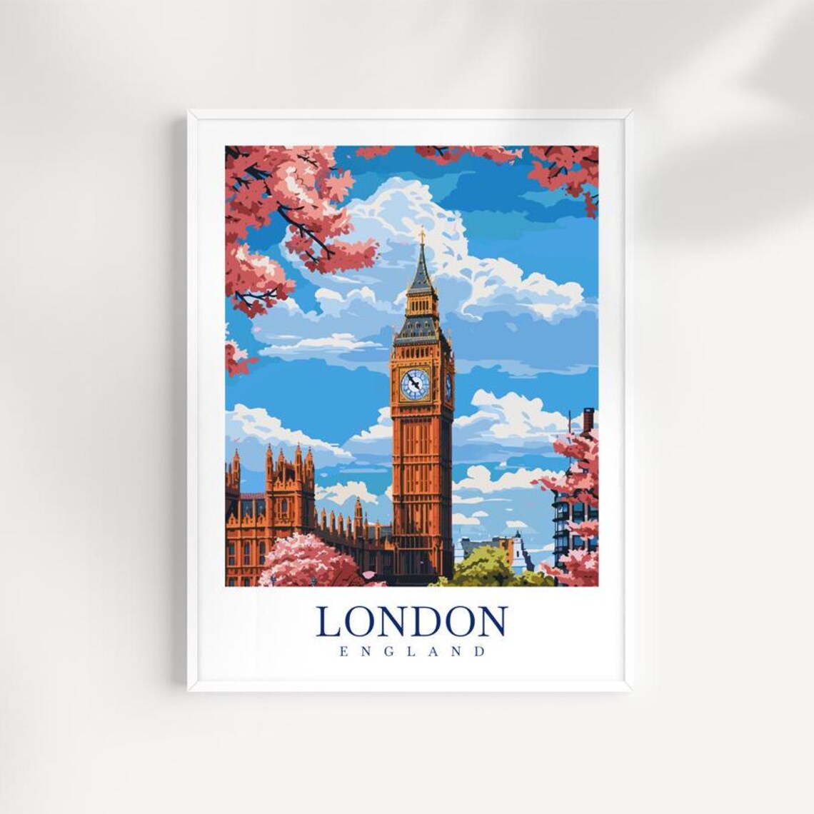 London City Travel Print Wall Art England Wall Hanging Home Dcor London Gift Art Lovers England Art Lover Gift London Traveler Gift