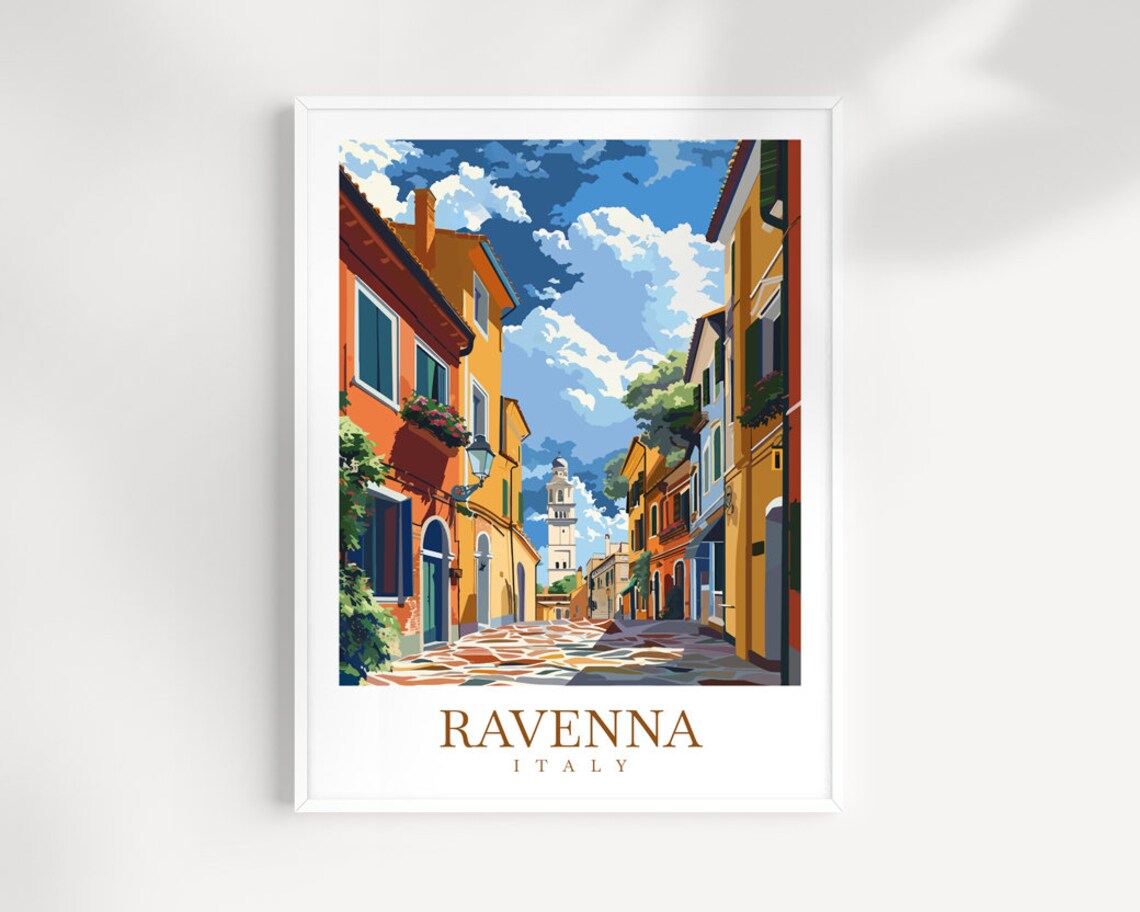 Ravenna Travel Print Wall Art Italy Wall Hanging Home Dcor Ravenna Gift Art Lovers Italy Art Lover Gift Ravenna Print Ravenna Italy Art