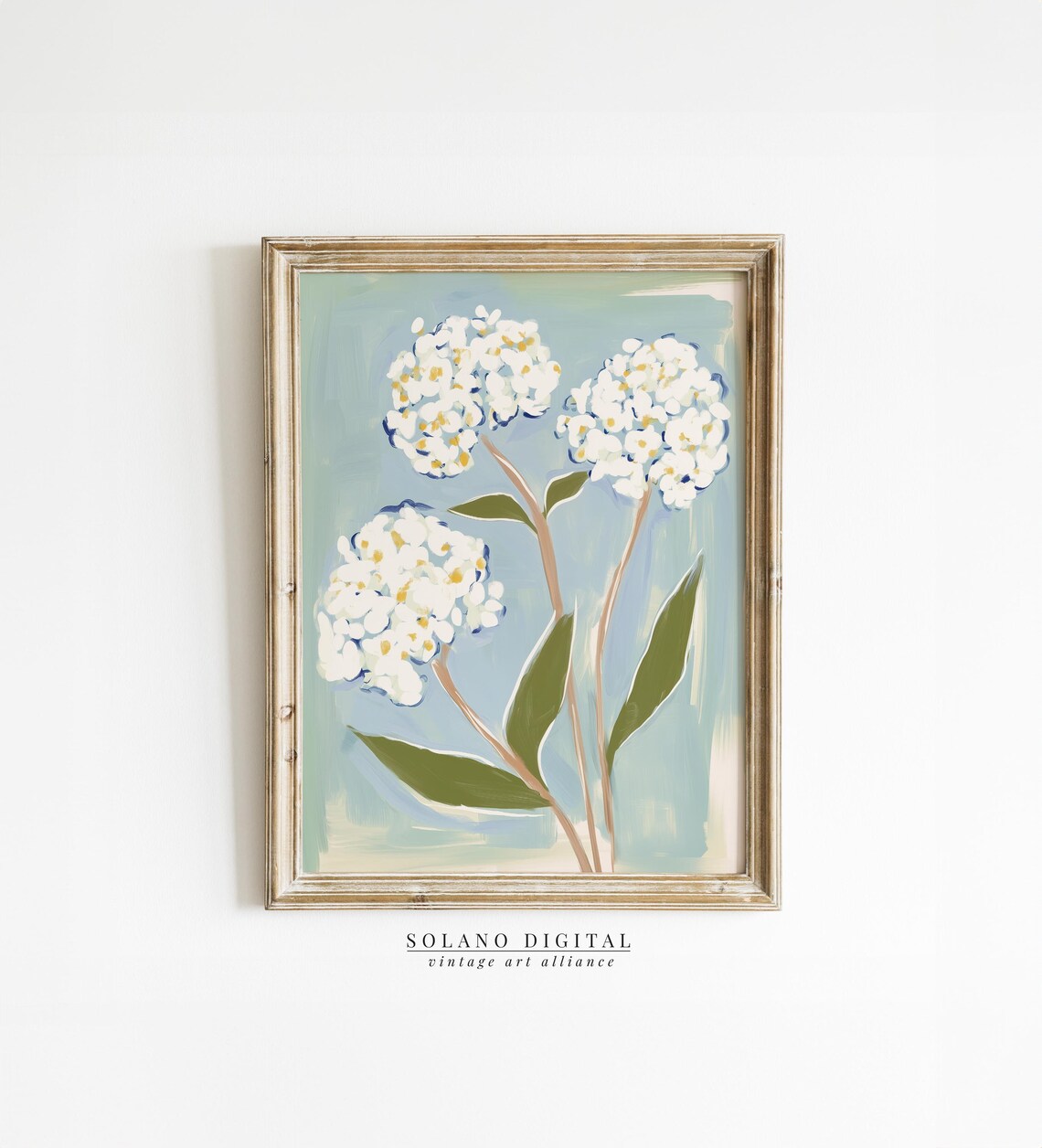 Modern Southern Floral Botanical Decor Art Print