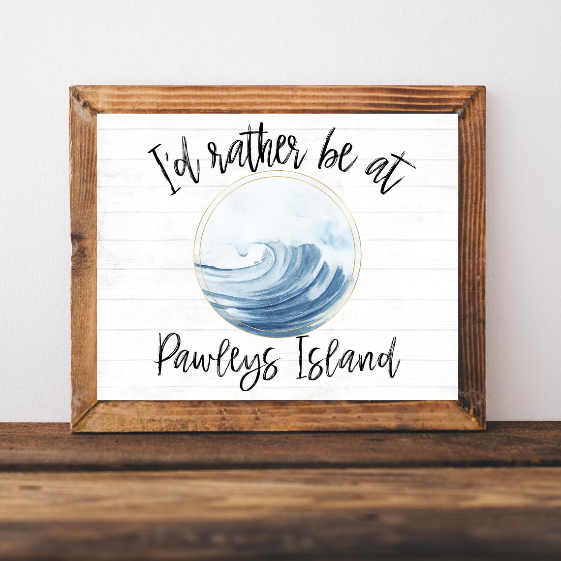 Pawleys Island South Carolina Travel Poster Print