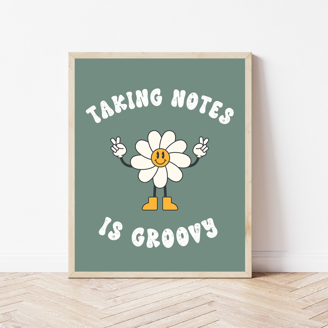 Retro Math Classroom Poster, Groovy Science Decor