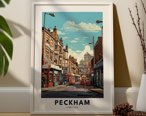 Peckham Travel Print Wall Art Hanging Home Dcor Gift Lovers City Poster