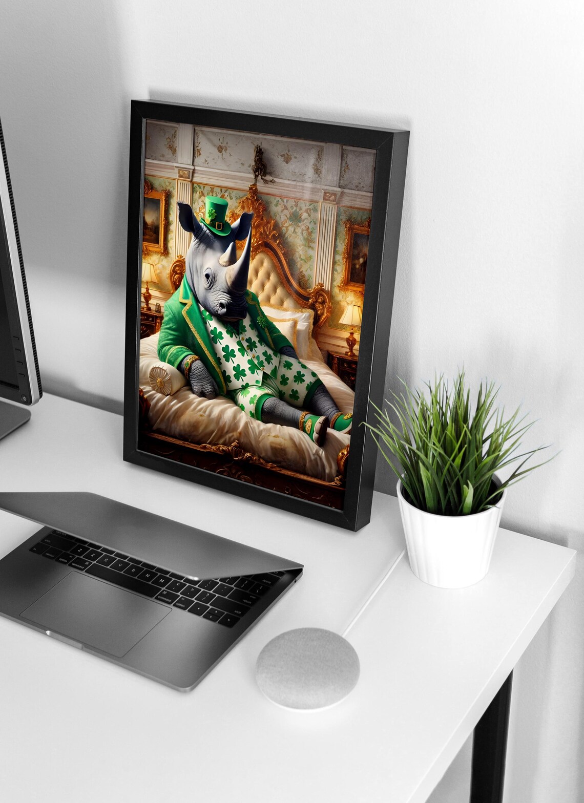 Rhino Patrick Animal Life Poster Print - Image 4