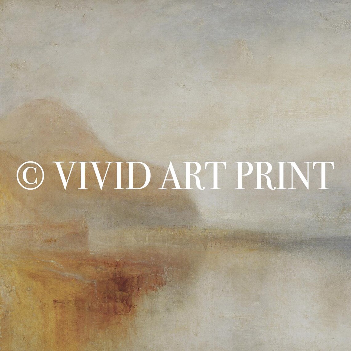 Muted Abstract Landscape, Neutral Cottage Core Art Print - Image 4