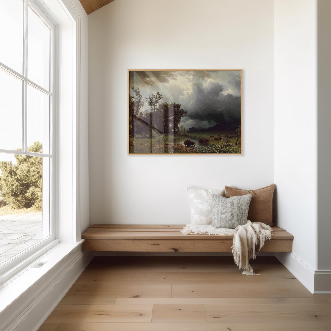Romantic Landscape, Vintage Cottage Core Rustic Decor - Image 2