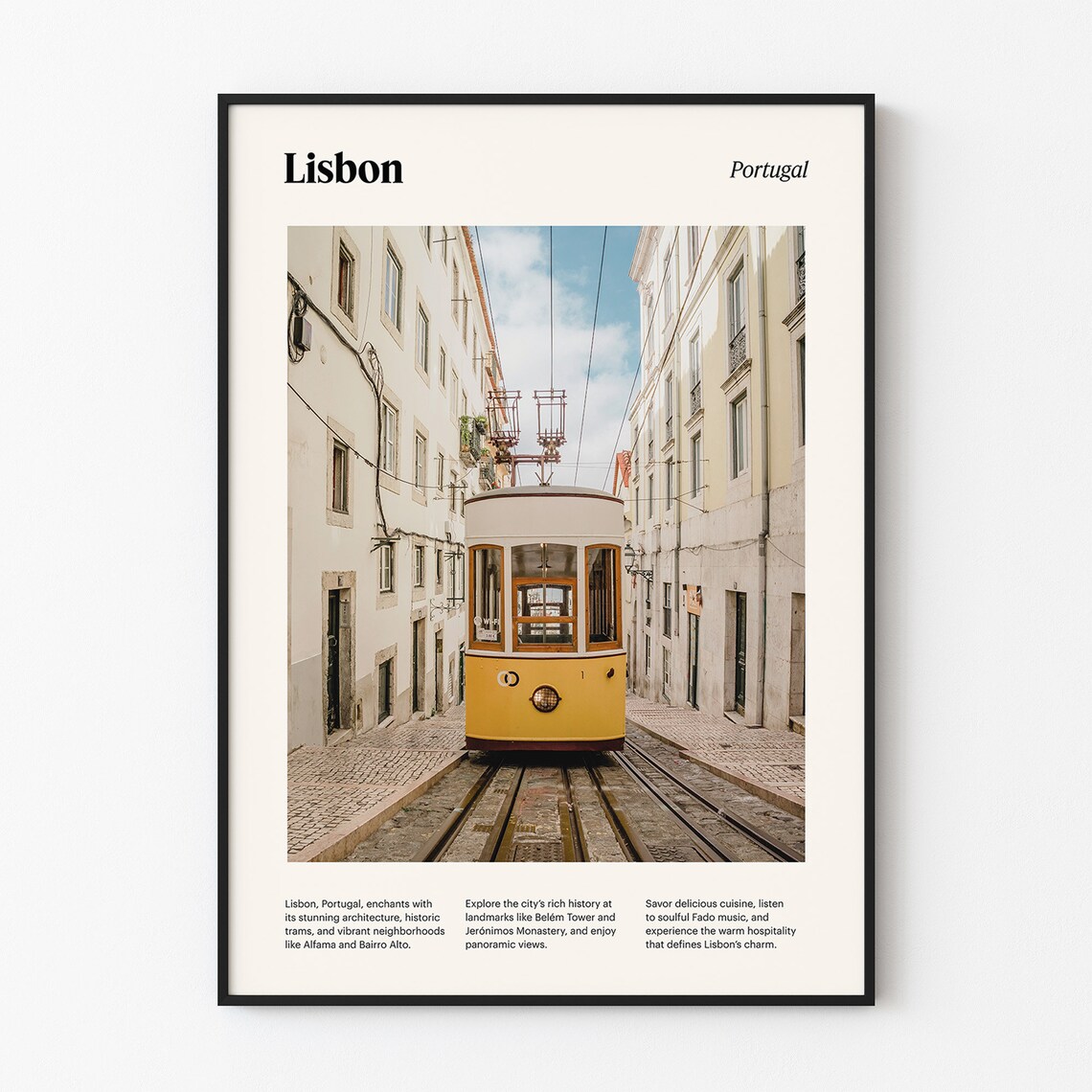 Lisbon Photography Landscape Retro Tram 28 Print European Travel Art Street Photos For Home Decor Perfect Housewarming Gift - Image 4