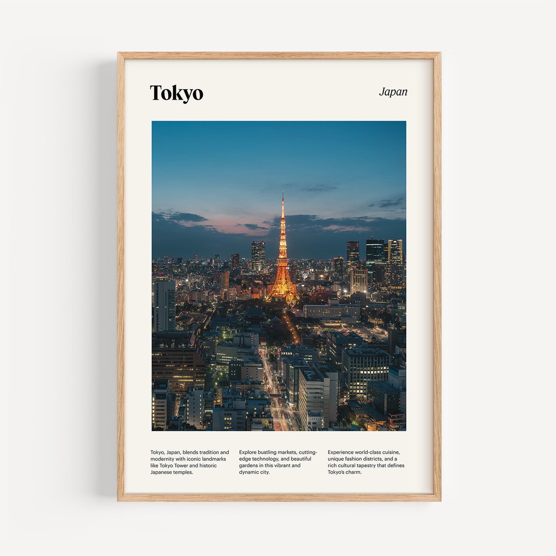 Real Photo Of Tokyo Tokyo Wall Art Tokyo Poster Tokyo Photo Print Tokyo Wall Decor Japan Poster Print Asian Cityscape - Image 4