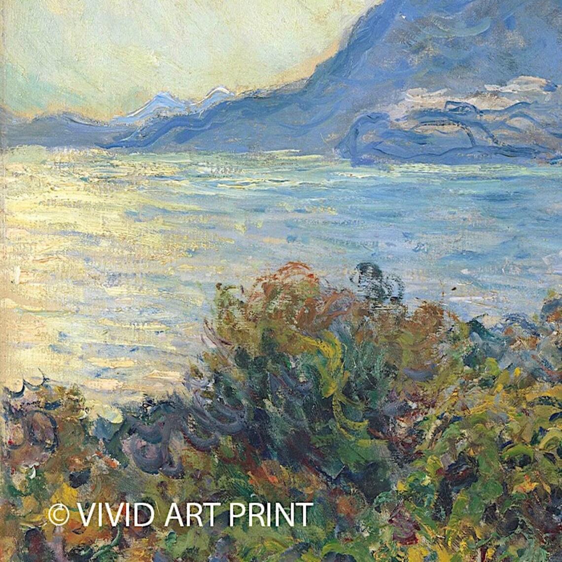 Coastal Landscape, Impressionist Antique Decor - Image 4