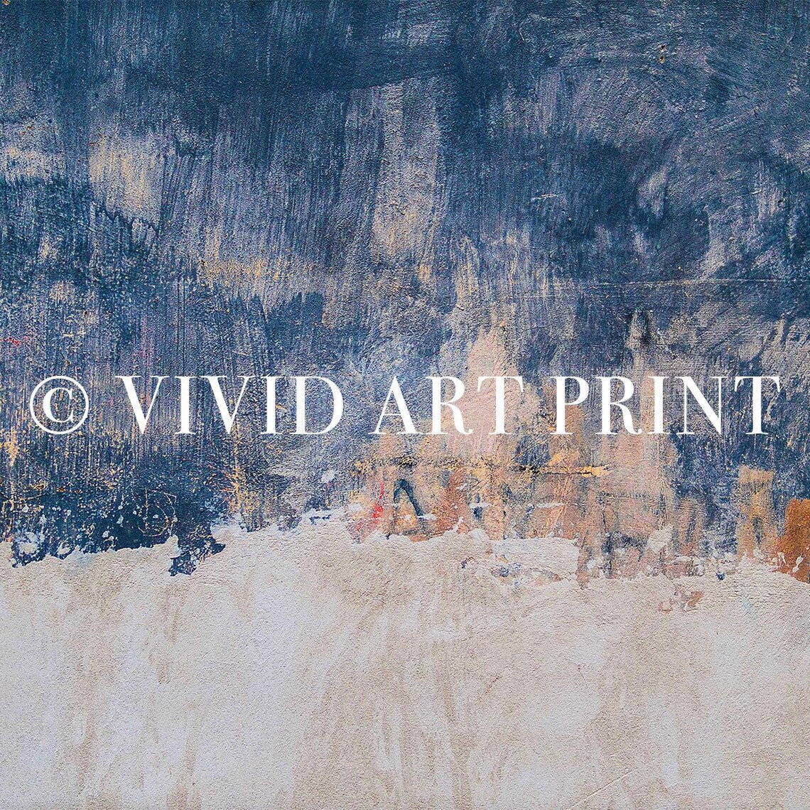 Minimalist Abstract Expressionism Horizon Art Print - Image 4