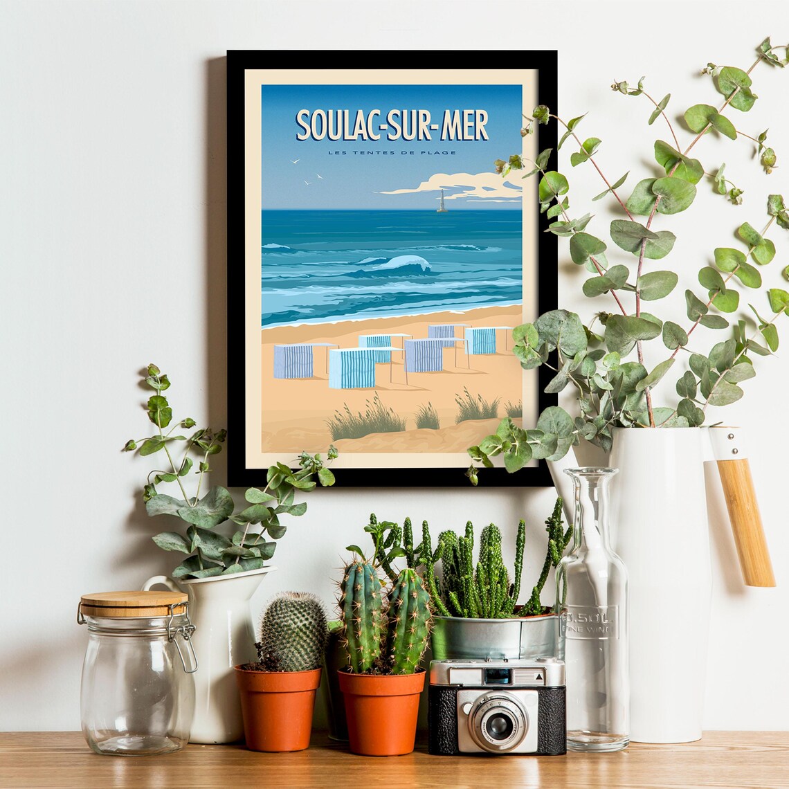 Soulac Sur Mer Travel Poster, Cordouan Lighthouse - Image 3