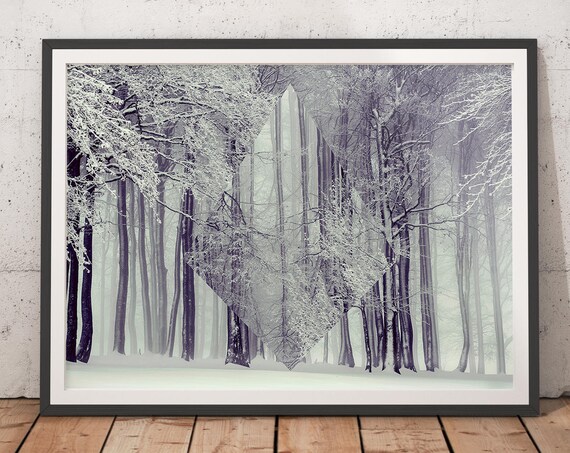 Scandinavian Modern Tree Print Modern Wall Art Scandinavian Art Geometric Art Print Scandinavian Decor Geometric Poster