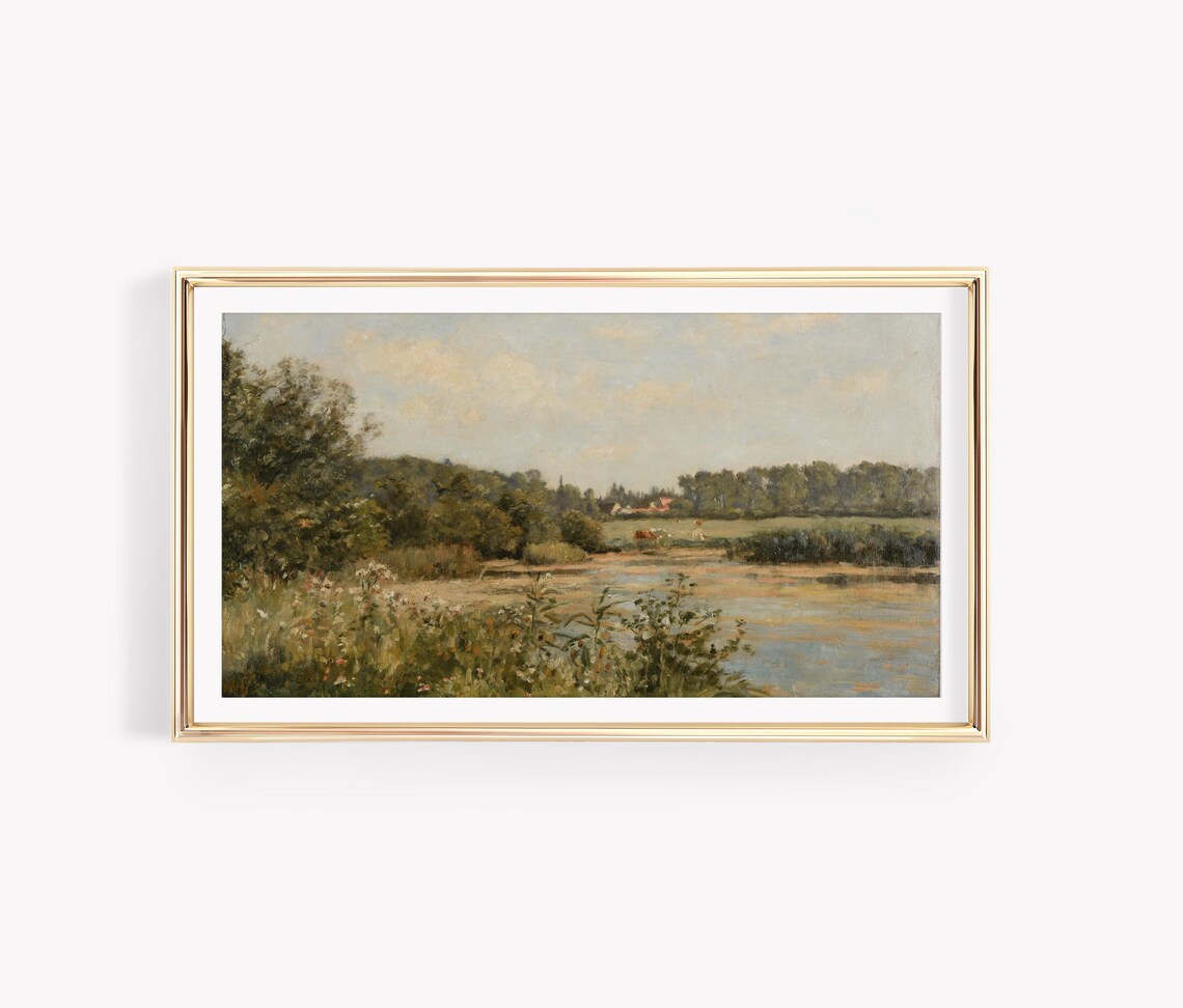 Vintage Landscape Art Print for Frame TV - Image 4